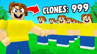 +1 CLONE Every SECOND! (Roblox)