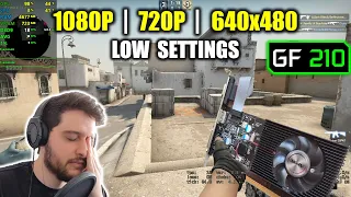 GeForce 210 in CSGO | Does it get worse than this? - 1080p, 720p, 640x480