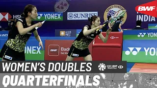 YONEX SUNRISE India Open 2024 | Matsuyama/Shida (JPN) [4] vs. Zhang/Zheng (CHN) [6] | QF