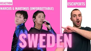 REACTION: SWEDEN 🇸🇪 - Marcus & Martinus (Unforgettable)  Eurovision 2024 - ESCXPERTS