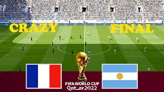 France Vs Argentina - FINAL - FIFA World Cup 2022 QATAR Full Match HD - eFootball PES Gameplay