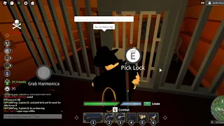 pick lock glitch roblox the wild west (for fort)