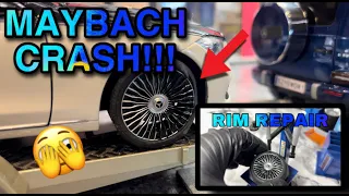 MAYBACH CRASH! | Rim repair in my 1:18 Dreamgarage...