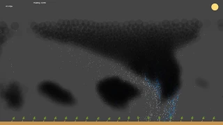 2D Thunderstorm simulation