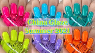 🔥 China Glaze Summer 2021 Swatch & Review 🔥