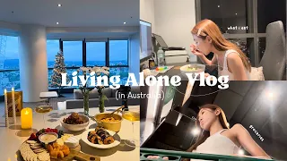 Living Alone Vlog | holiday recap, an introvert’s self care day, cooking at home, new years reset