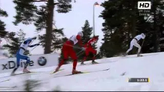 VM Sprint Finale Holmenkollen 2011 - Marcus Hellner vs Petter Northug