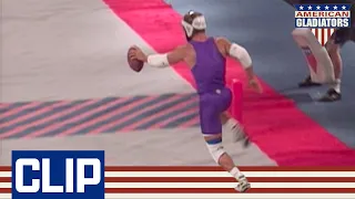 Football Players Leave Gladiator In The Dust 🏈  | American Gladiators