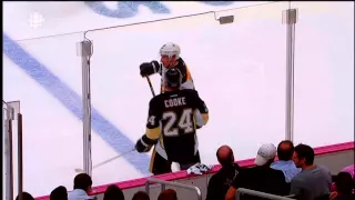 Brad Marchand gets the goal then taunts Matt Cooke  HD Game 2 June 3 2013