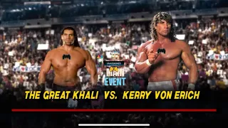 The Great Kahli Vs Texas Tornado Wwe 2k23