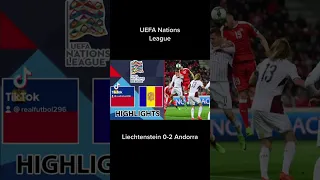 Liechtenstein 0-2 Andorra #shorts