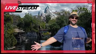 Dad is LIVE at Animal Kingdom for earth day! Snacks, Characters, and More!