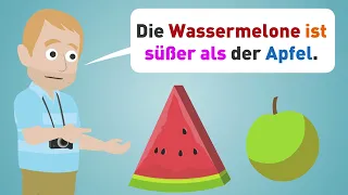 Learn German A1 | Increase Adjectives | Positive, Comparative and Superlative