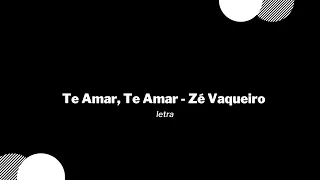 Te amar, te amar - Zé Vaqueiro / letra