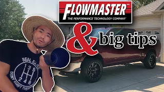 RAM 1500 Flowmaster 817568 and Aero Exhaust Tip Install