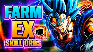 HOW TO FARM INFINITE SKILL ORBS FOR STR LR VEGITO BLUE! Best Hidden Potential | DBZ Dokkan Battle