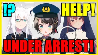 Sister Marine Arrested By Oozora Police For Violence, Sexual Harassment & Fraud【Hololive | Eng Sub】