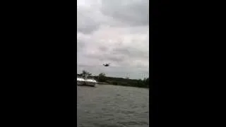 Sick CH-53E Super Stallion Takeoff and fly-by