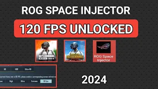 How To Unlock 120 FPS PUBG Global + BGMI | ROG Space App | LAG Fix