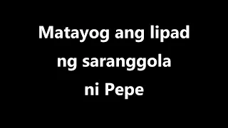 Saranggola ni Pepe (AUDIO).              Celeste Legaspi