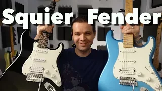 SQUIER vs FENDER - Stratocaster HSS Tone Comparisons