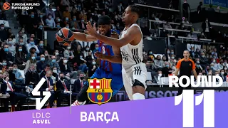 Laprovittola leads Barcelona past ASVEL! | Round 11, Highlights | Turkish Airlines EuroLeague