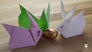 Origami Hase kinderleicht 🐇