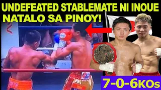 PINOY NAKASILAT NG UNDEFEATED KO ARTIST KASAMA NI NAOYA INOUE!LITO DANTE VS TAKESHI ISHII HIGHLIGHT