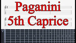 【TABS】Steve Vai - Paganini 5th Caprice