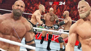 Once in a Lifetime Match: Goldberg & Lesnar vs The Rock & Hogan