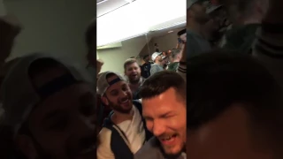 Michael Bisping has some fun with Irish fans at UFC 205