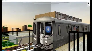 OpenBVE Fiction: H Train To Stuyvestant Avenue, Staten Island (R68A)