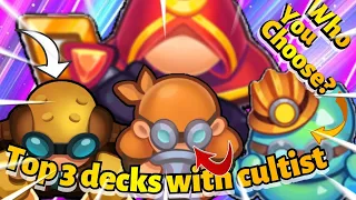 Rush Royale - HOW TO PLAY CULTIST! HOW TO DESTROY PROS OR LEGENDS! UNSTOPPABLE DECK! *TOP 3*