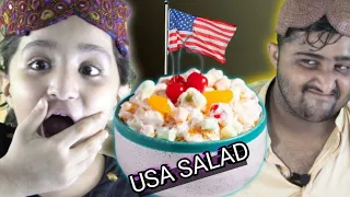Tribal People Try Ambrosia Salad For The First Time🇺🇸