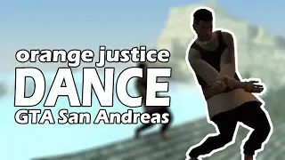 ORANGE JUSTICE DANCE GTA SAN ANDREAS + LINK MOD!