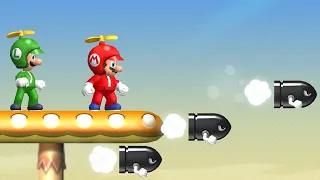 New Super Mario Bros. Wii Arcadia - 2 Player Co-Op Walkthrough #08