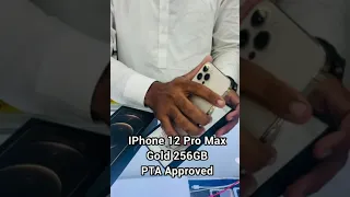 iphone 12 pro max 256GB Gold colour unboxing | #shorts | Iphone 12 pro max unboxing