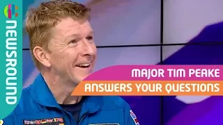 Major Tim Peake answers YOUR questions!