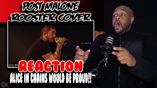 Rooster ( Alice In Chains ) | Post Malone Cover | " Rock Music " Reaction