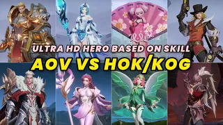 Skill Showdown: Arena of Valor vs. Honor of Kings Hero Comparison in Ultra HD!