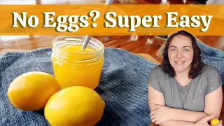 Lemon Curd without eggs?! Easy eggless lemon curd recipe