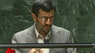 U.S. Rep. Walks Out on Iran Pres. Speech to U.N.