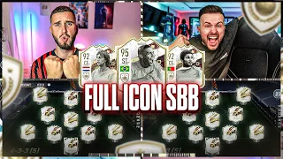 FULL ICON SQUAD BUILDER BATTLE 😱😱 Gamerbrother vs IamTabak FIFA 23