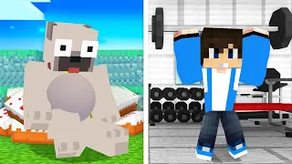 KÖVÉR KIIS VS IZMOS DANI KIHÍVÁS A MINECRAFTBAN!