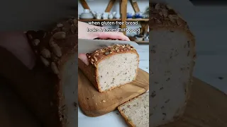 PROPER Gluten-Free Bread 😋 #shorts #ytshorts #glutenfreefoods #crispybread #crispyfood