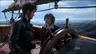 Once Upon A Time 2x22 "And Straight On 'Til Morning"  Baelfire & Hook share their stories HD