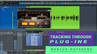 Recording with Plug-Ins on Inputs In PreSonus Studio One