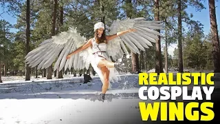 The Crooked Feather | Cosplayer Makes Giant Mechanical Angel Wings