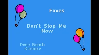 Foxes - Don't Stop Me Now "Jazz/Lounge Queen cover" (Custom Karaoke Cover)