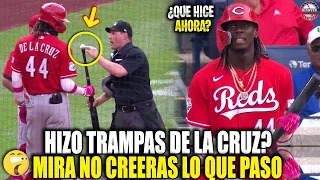 ¿Fue Pillado Haciendo TRAMPAS ELLY DE LA CRUZ? Arbitros lo OBLIGARON a CAMBIAR su BATE | MLB